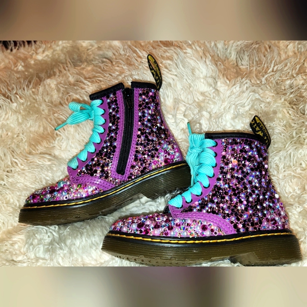 Dr. Martens kids boot customized